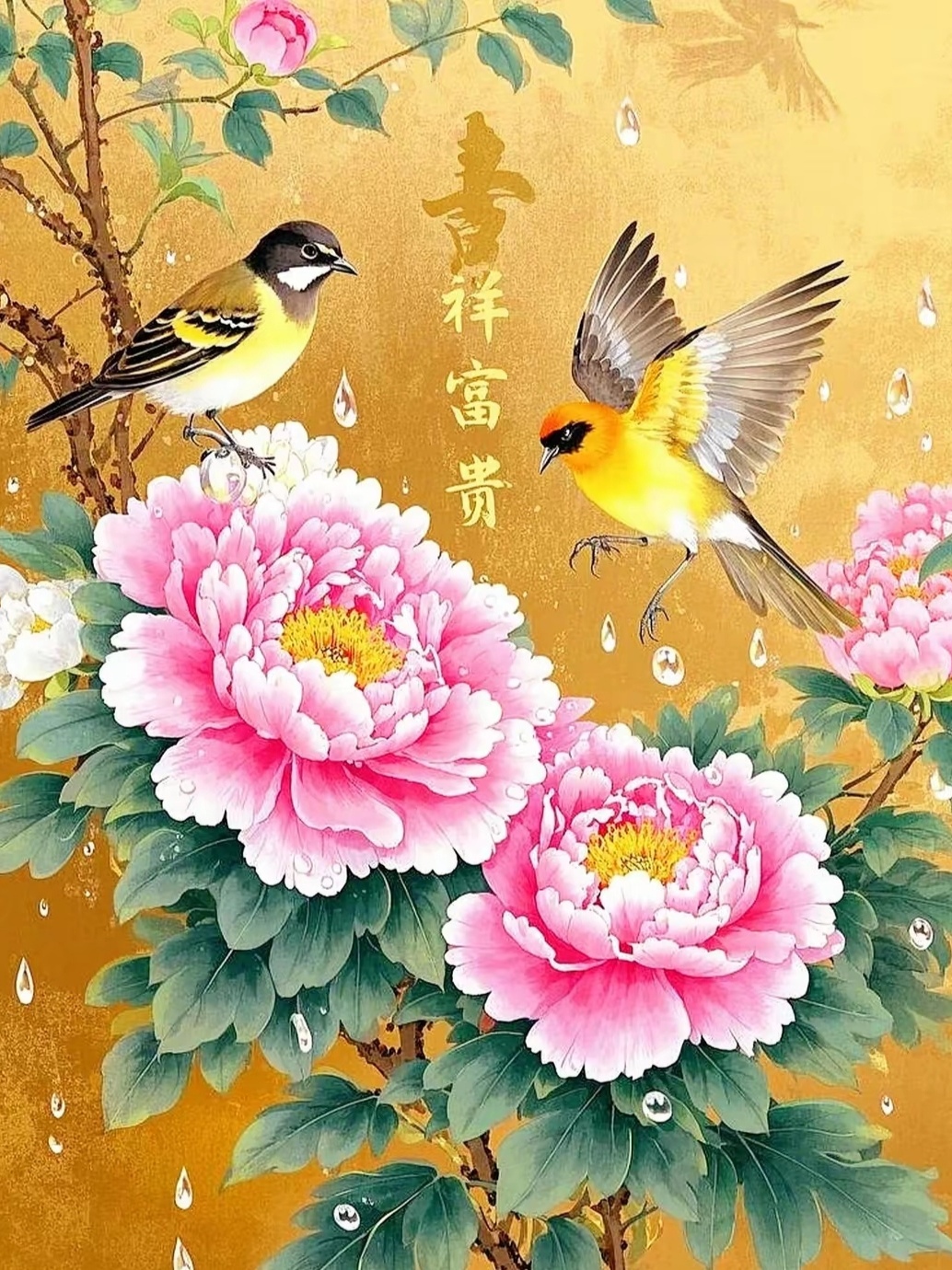 牡丹和荷花一起寓意是什么牡丹与荷花共舞，寓意之美的双重奏
