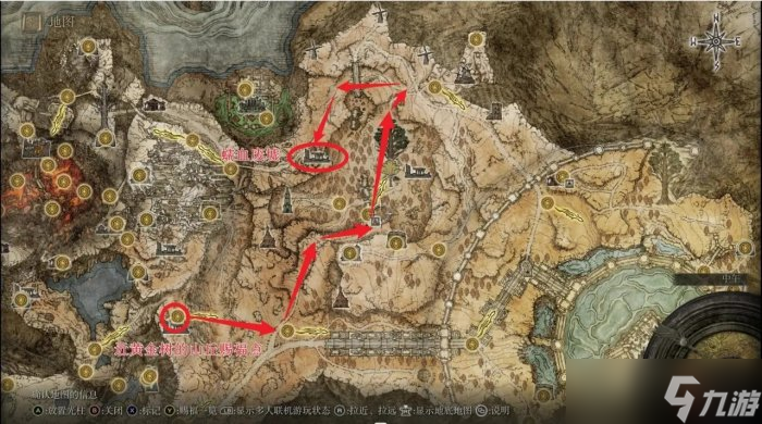 探索艾尔登法环的神秘地图