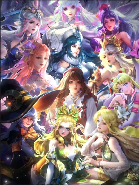 王者荣耀，女性角色皮肤探索，无烟雾游戏体验-第2张图片