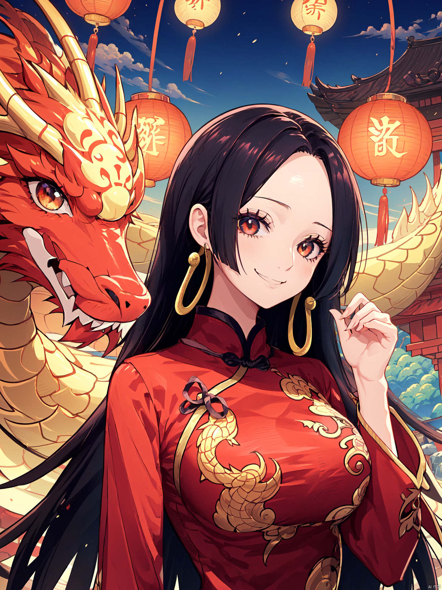 海贼王女帝同人漫画，爱与冒险的交织-第2张图片