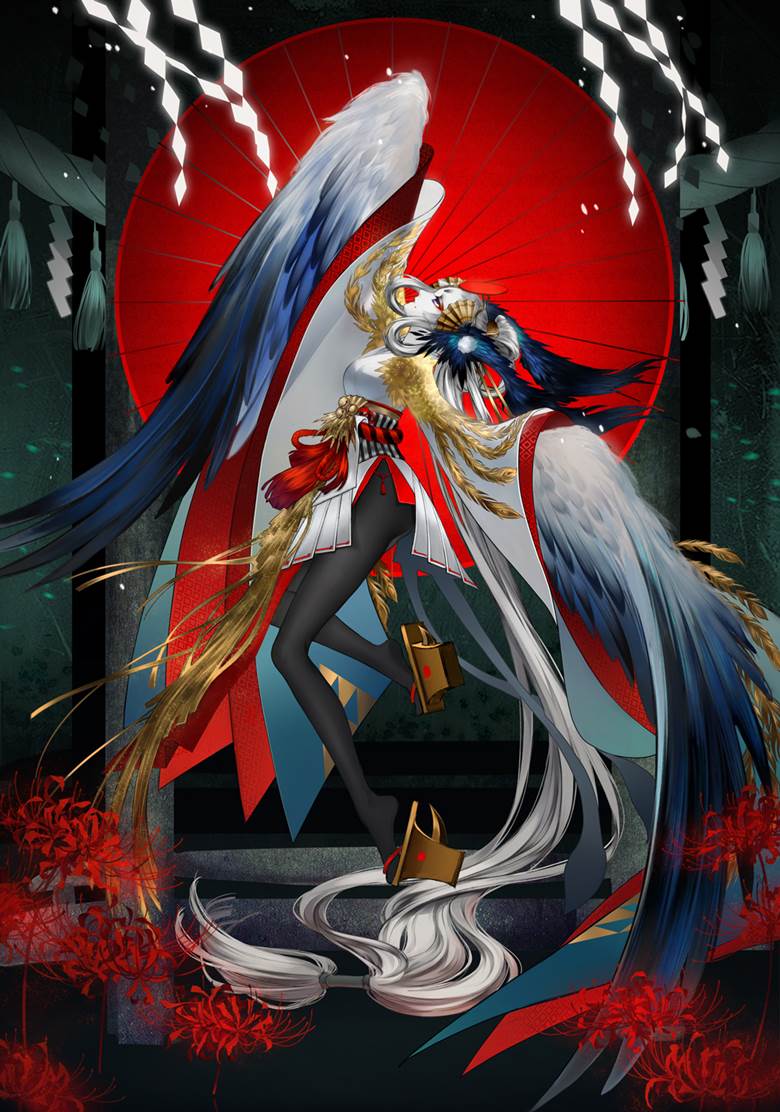 阴阳师姑获鸟新皮肤阴阳师姑获鸟新皮肤——神秘之美，重现江湖-第3张图片